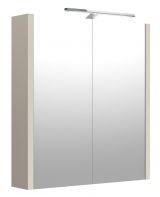 Bathroom - Mirror Cabinet Noida 02, Colour: Beige - 65 x 58 x 12 cm (H x W x D)