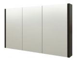 Bathroom - Mirror cabinet Bidar 29, Colour: Oak black - 65 x 110 x 12 cm (H x W x D)