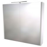 Bathroom - Mirror cabinet Bidar 13, Colour: White glossy - 65 x 75 x 12 cm (H x W x D)