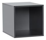 Storage box large Minnea, Colour: Black - Measurements: 32 x 32 x 41 cm (H x W x D)