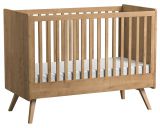 Baby bed / Kid bed Jorinde 02, Colour: Oak - Lying area: 70 x 140 cm (w x l)