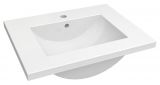 Bathroom - Washbasin Bokaro 01, Colour: White - 18 x 62 x 47 cm (H x W x D)