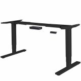 Infinitely height-adjustable desk frame Apolo 137, color: black, with display and memory function - Dimensions: 70 x 105 cm (W x D)