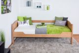 Single bed / guest bed "Easy Premium Line" K1/s Full, 90 x 200 cm solid beech wood nature
