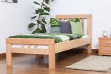 Single bed "Easy Premium Line" K8, solid beech wood, clearly varnished - 90 x 200 cm