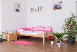 Children's bed / kid bed "Easy Premium Line" K1/1n, solid beech wood, nature - measurements: 90 x 200 cm