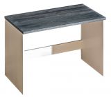Children's room - Desk Hermann 07, Colour: White Bleached / Grey, solid wood - 78 x 110 x 60 cm (h x w x d)