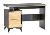 Desk Amanto 12, Colour: Black / Ash - Measurements: 79 x 120 x 52 cm (H x W x D)