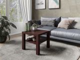 Coffee table "Temerin" 30a, color: wenge - Dimensions: 60 x 60 x 51 cm (W x D x H)