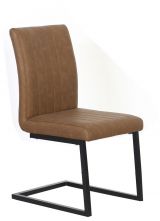Chair Maridi 86, Colour: Brown - Measurements: 92 x 46 x 55 cm (H x W x D)
