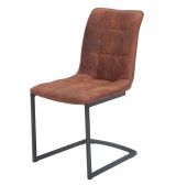Chair Maridi 191, Colour: Red-Brown - 89 x 45 x 50 cm (H x W x D)
