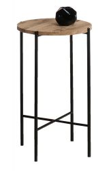 Coffee table Fuligula 07, Colour: Natural oiled Oak - Measurements: 40 x 40 x 65 cm (W x D x H)