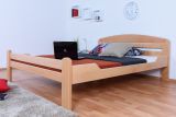 Double bed ' Easy Premium Line ® ' K5, 160 x 200 cm Beech solid wood natural, incl. slats