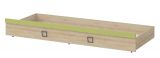 Bed drawer for bed Benjamin, Colour: Beech / Olive - 80 x 190 cm (W x L)