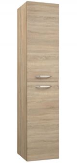 Bathroom - Tall cabinet Barasat 86, Colour: Oak - 160 x 35 x 35 cm (H x W x D)