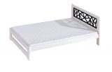 Single bed / Guest bed Gurami incl. slatted frame, Colour: White / Black - 90 x 200 cm (W x L)