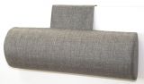Neck cushion 01 - Measurements: 20 x 62 cm - Colour: Grey