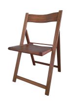 Folding Chair Maridi 143, Colour: Walnut - Dimensions: 82 x 47 x 52 cm (H x W x L)