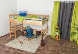 Bunk bed ' Easy Premium Line ® ' K15/n, solid beech wood natural, convertible - lying area: 160 x 200 cm