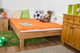 Youth bed Wooden Nature 04, oak wood, oiled, solid - 140 x 200 cm