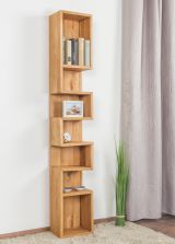 Shelf Wooden Nature 130 Solid Oak - 180 x 25 x 18 cm (H x B x T)