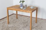 Dining Table Wooden Nature 118 oiled solid Oak - 100 x 75 cm (L x W)