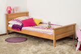 Kid/youth bed Wooden Nature 141 Solid Beech natural - 90 x 200 cm (W x D)
