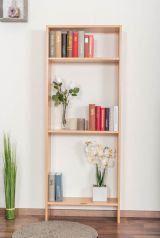 Shelf "Easy Furniture" S10, solid Natural beech wood - 168 x 64 x 20 cm (h x w x d)
