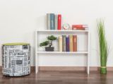 Shelf "Easy Furniture" S07, solid beech wood solid White lacquered - 60 x 74 x 20 cm (h x w x d)