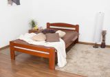 Youth bed "Easy Premium Line" K4, solid beech wood, clearly varnished - 120 x 200 cm 