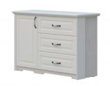 Dresser Falefa 02, Color: White - Dimensions: 88 x 131 x 48 cm (H x W x D)