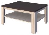 Coffee table Aitape 19, colour: dark Sonoma oak / light Sonoma oak - Measurements: 120 x 60 x 56 cm (W x D x H)