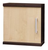 Wall cabinet Trelew 03, Colour: Wenge / Maple, door hinge left - 43 x 40 x 26 cm (h x w x d)