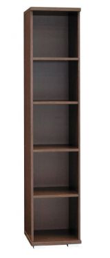 Bookcase Trelew 27, Colour: Wenge - 193 x 40 x 41 cm (h x w x d)