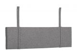 Upholstery for headboard, Colour: Grey - Measurements: 25 x 90 x 3 cm (H x W x D)