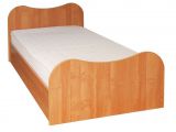 Double bed Corrientes 09 incl. slatted frame, Colour: Alder - 160 x 200 cm (w x l)
