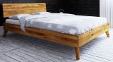 Single bed / Guest bed Timaru 01 solid oiled Wild Oak - Lying area: 140 x 200 cm (w x l)