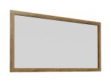 Mirror Selun 16, Colour: Oak dark brown - 85 x 123 x 7 cm (h x w x d)