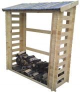 Firewood shelter Roma - 1,80 x 0,70 meters