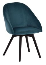 Chair Serrator 21, Colour: Navy blue - Measurements: 85 x 58 x 56 cm (H x W x D)