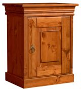 Bedside table Jabron 09, solid pine wood wood wood wood wood, Colour: pine - 63 x 50 x 35 cm (H x W x D)