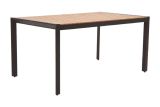 Atlanta dining table made of aluminum - aluminum color: anthracite, length: 1480 mm, width: 900 mm, height: 720 mm