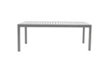 Dining table Boston extendable made of aluminum - Color: grey aluminum, Length: 2000 / 2940 mm, Width: 900 mm, Height: 750 mm