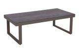 Coffee table Verona made of aluminum - color: anthracite, length: 1400 mm, width: 700 mm, height: 460 mm