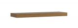 Suspended rack "Berovo" rustic Oak 30 - Measurements: 60 x 26 cm (W x D)
