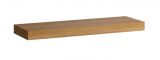 Suspended rack / Wall shelf Pirot 26, Colour: oiled Oak - Measurements: 80 x 26 cm (W x D)