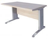 Desk Garut 02, Colour: Sonoma Oak - Measurements: 76 x 160 x 65 cm (H x W x D)
