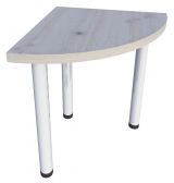 Connecting table / extension for desk Garut, Colour: Sonoma oak - measurements: 76 x 65 x 65 cm (H x W x D).