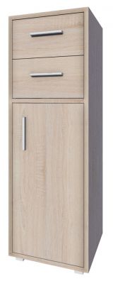 Chest of drawers Garut 14, Colour: Sonoma Oak - Measurements: 118 x 40 x 40 cm (H x W x D)