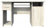 Desk Pamulang 11, Colour: Sonoma Oak - Measurements: 76 x 124 x 60 cm (H x W x D)